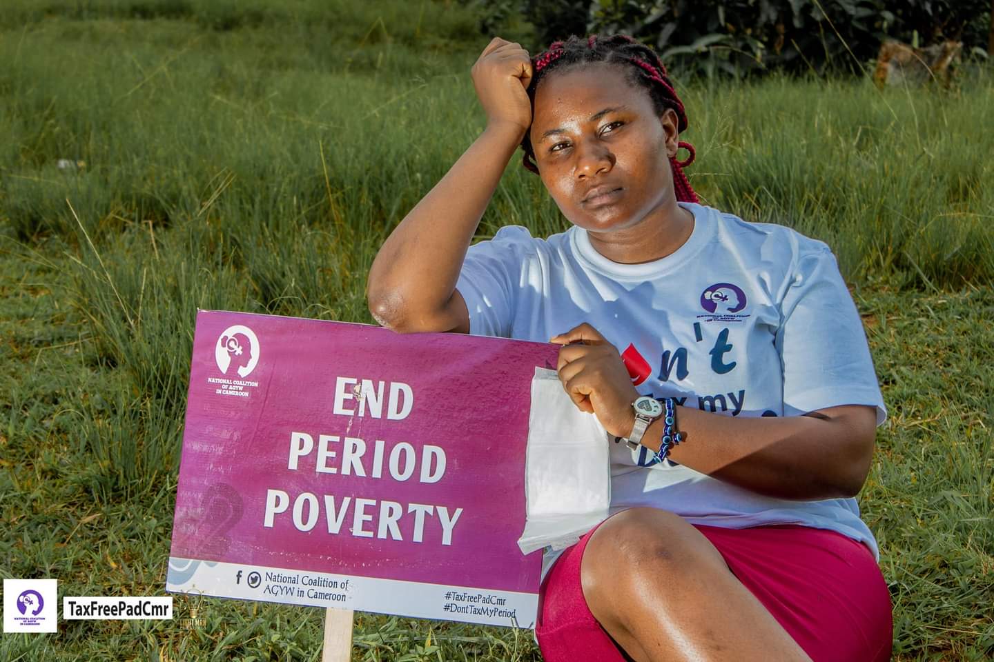 Young women participating in a leadership activity